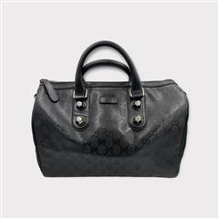 Gucci Joy Boston Bag GG Imprime Medium Black